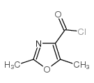2,5-dimethyl-1,3-oxazole-4-carbonyl chloride Structure