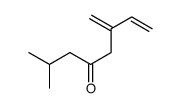 2-methyl-6-methylideneoct-7-en-4-one结构式