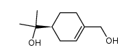 (S)-4-(1-hydroxy-1-methylethyl)-1-cyclohexene-1-methanol Structure