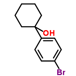 1-(4-Bromophenyl)cyclohexanol Structure