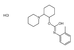 (2-piperidin-1-ium-1-ylcyclohexyl) N-(2-methylphenyl)carbamate,chloride Structure
