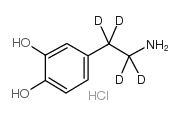 Dopamine-d4 Hydrochloride structure
