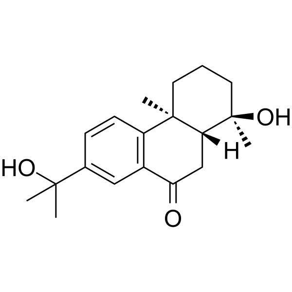 18-去甲-4,15-二羟基阿松香-8,11,13-三烯-7-酮结构式