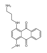 1-[(3-aminopropyl)amino]-4-(methylamino)anthraquinone Structure