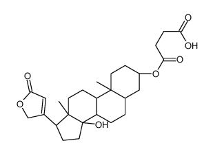 4-[[(3S,5R,8R,9S,10S,13R,17R)-14-hydroxy-10,13-dimethyl-17-(5-oxo-2H-furan-3-yl)-1,2,3,4,5,6,7,8,9,11,12,15,16,17-tetradecahydrocyclopenta[a]phenanthren-3-yl]oxy]-4-oxobutanoic acid Structure