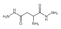 Aspartic acid dihydrazide Structure