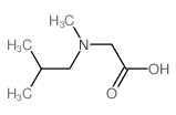 Sarcosine, N-isobutyl-(8CI) structure