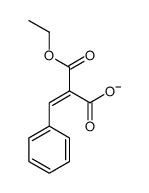 2-ethoxycarbonyl-3-phenylprop-2-enoate Structure