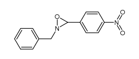 2-benzyl-3-(4-nitro-phenyl)-oxaziridine结构式