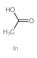 醋酸铟结构式