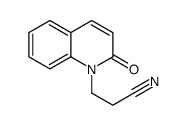 1(2H)-Quinolinepropanenitrile,2-oxo-(9CI)结构式