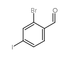 2-溴-4-碘苯甲醛结构式