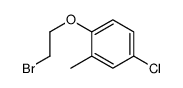 1-(2-bromoethoxy)-4-chloro-2-methylbenzene结构式