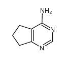 6,7-二氢-5H-环戊二烯并[d]嘧啶-4-胺结构式