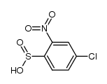 4-chloro-2-nitro-benzenesulfinic acid Structure