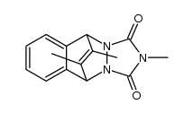 2,12,13-trimethyl-5,10-dihydro-1H-5,10-etheno[1,2,4]triazolo[1,2-b]phthalazine-1,3(2H)-dione结构式