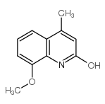 2-羟基-4-甲基-8-甲氧基喹啉结构式