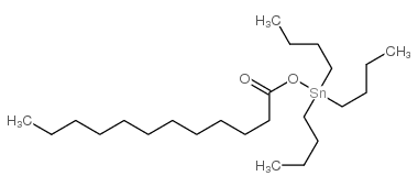 Dodecanoic acid,tributylstannyl ester结构式