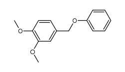 O-phenyl-3,4-dimethoxybenzyl alcohol结构式