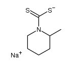 2-methyl-piperidine-1-carbodithioic acid, sodium salt结构式