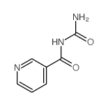 N-carbamoylpyridine-3-carboxamide结构式
