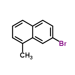7-Bromo-1-methylnaphthalene structure