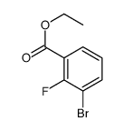 3-Bromo-2-fluorobenzoic acid ethyl ester Structure