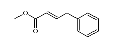 (E)-4-phenylbut-2-enoic acid methyl ester Structure