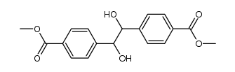 dimethyl 4,4'-(1,2-dihydroxyethane-1,2-diyl)dibenzoate Structure