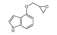 4-(2,3-环氧丙氧基)吲哚结构式