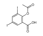 3,5-diiodoaspirin Structure