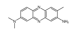 2-Methyl-3-amino-7-(dimethylamino)phenazine结构式