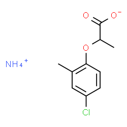 ammonium 2-(4-chloro-2-methylphenoxy)propionate Structure
