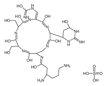 硫酸紫霉素结构式