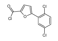 5-(2,5-DICHLORO-PHENYL)-FURAN-2-CARBONYL CHLORIDE结构式