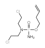 O-(3-丁烯基)-N,N-双(2-氯乙基)二氨基磷酸酯结构式