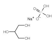 glycerol dihydrogen phosphate, sodium salt Structure