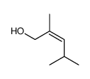 2,4-dimethylpent-2-en-1-ol Structure