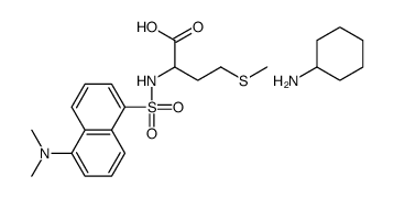 丹磺酰-DL-蛋氨酸环己基铵盐结构式