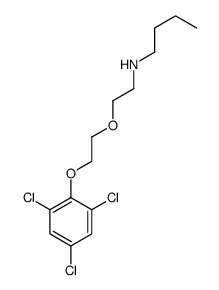 N-[2-[2-(2,4,6-trichlorophenoxy)ethoxy]ethyl]butan-1-amine Structure