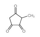 3-Methyl-1,2,4-cyclopentanetrione Structure