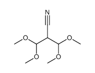 2-(dimethoxymethyl)-3,3-dimethoxypropanenitrile Structure