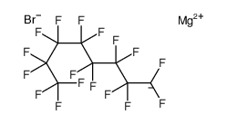 magnesium,1,1,1,2,2,3,3,4,4,5,5,6,6,7,7,8,8-heptadecafluorooctane,bromide结构式