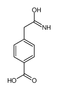 4-(2-amino-2-oxoethyl)benzoic acid结构式