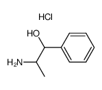 2-amino-1-phenyl-1-propanol hydrochloride Structure