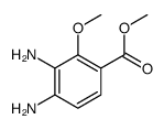 (9ci)-3,4-二氨基-2-甲氧基苯甲酸甲酯结构式