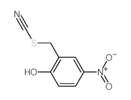 4-nitro-2-(thiocyanatomethyl)phenol Structure