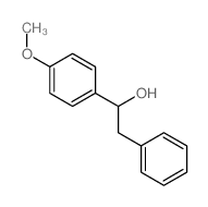 1-(4-methoxyphenyl)-2-phenyl-ethanol Structure