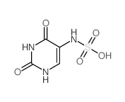 Sulfamic acid,N-(1,2,3,4-tetrahydro-2,4-dioxo-5-pyrimidinyl)- Structure