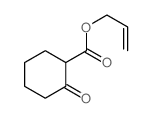 2-氧代环己烷甲酸烯丙酯结构式